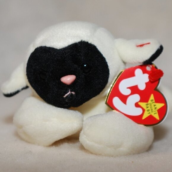 Chops NM RETIRED Ty Beanie Baby 4th Gen 1995 P.V.C. Pellets Style 4019 PERFECT - Picture 3 of 14